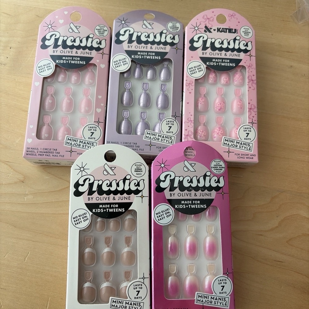 Olive and June Pressies for Tweens - 5 new adorable sealed sets See Pics
